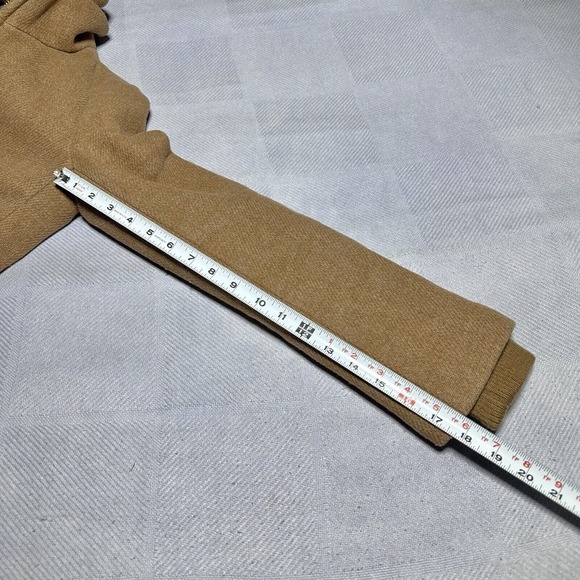 J Crew Brown Wool Lodge Coat Women's Size 00 Italian Stadium Cloth Nello Gori‎ - Picture 13 of 14
